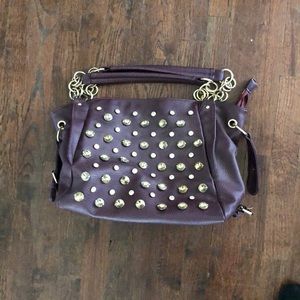 Burgundy purse